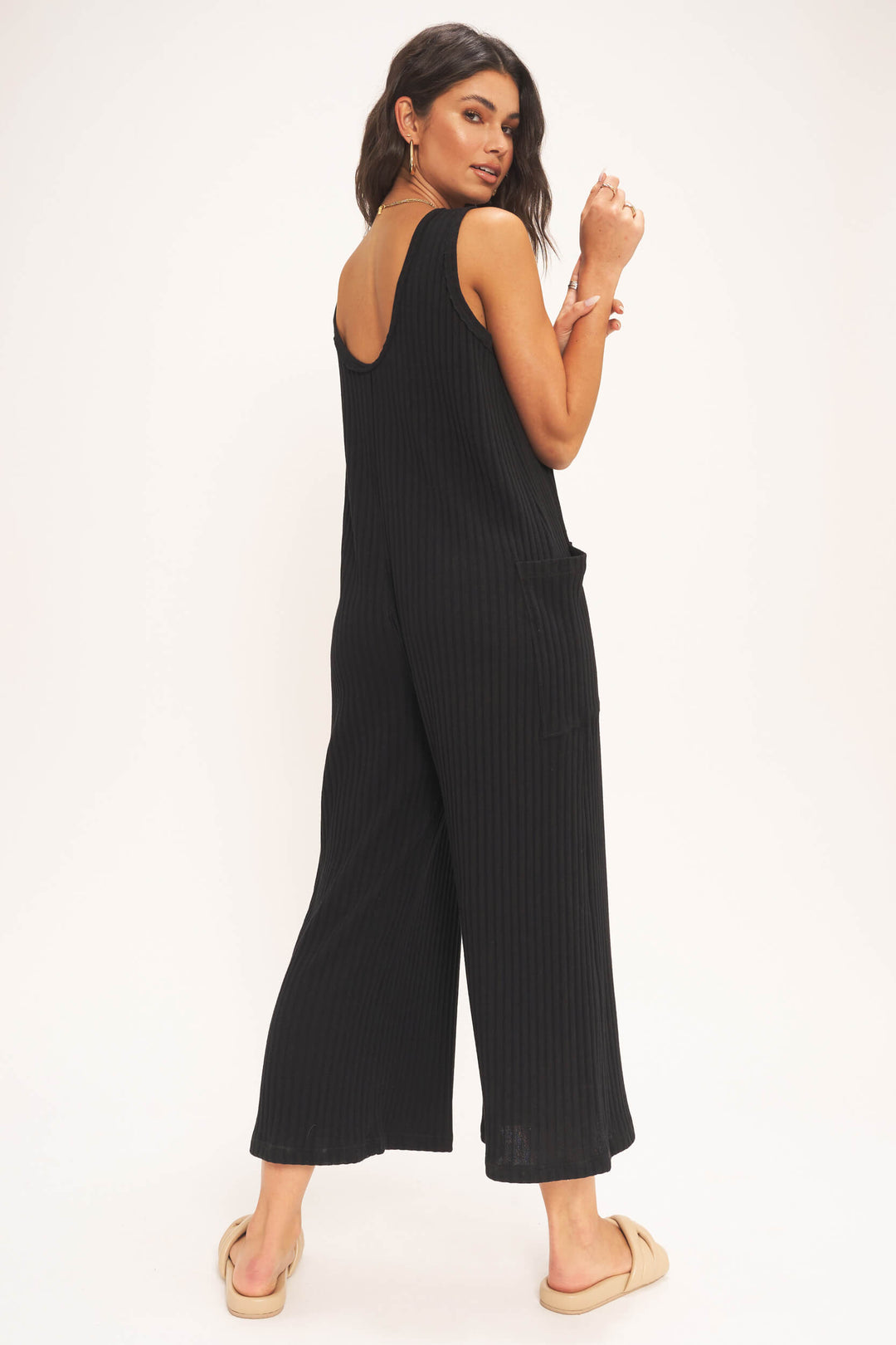 Santa Maria Sweater Rib Jumpsuit