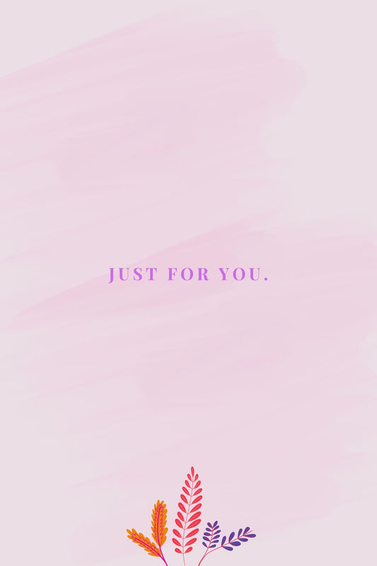 "Just For You" Gift Card