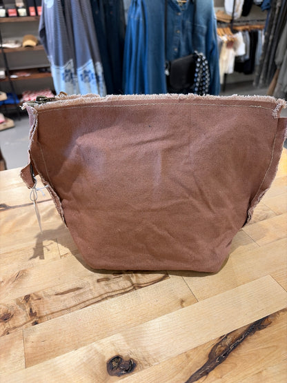 Washed Canvas Zip Bag