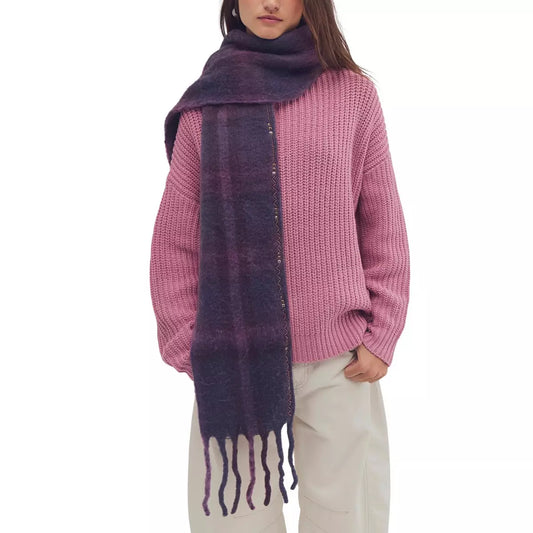 Highland Plaid Skinny Scarf