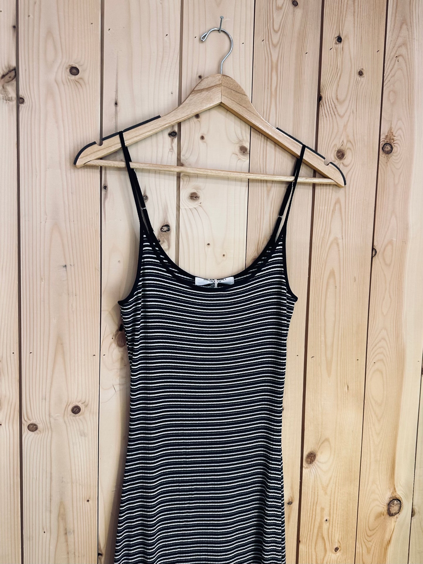 Rita Striped Rib Maxi Dress