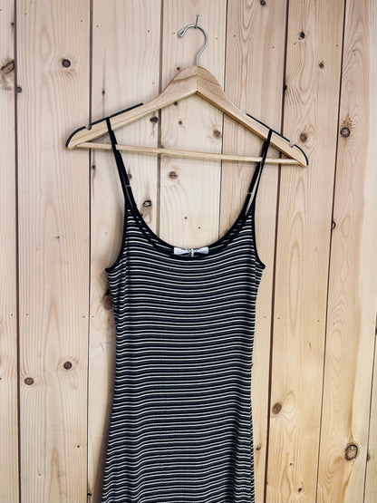 Rita Striped Rib Maxi Dress