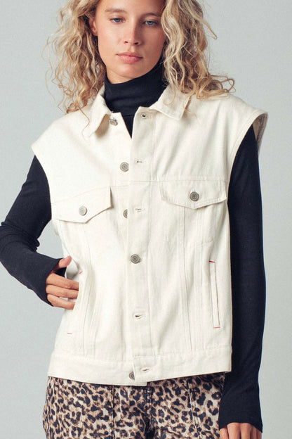 Western Sunset Embroidered Vest