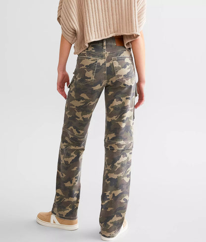 Tracey Cargo Straight Jean Camo