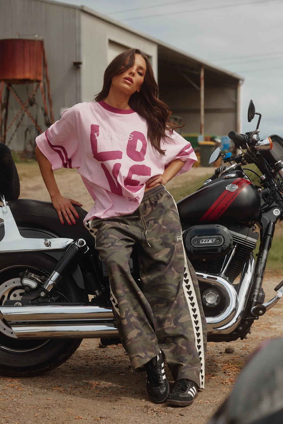 The Raving Hearts Pants Camo