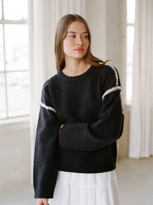 Seam Stith Detail Sweater