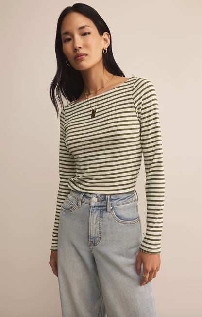 Pristine Striped Tee