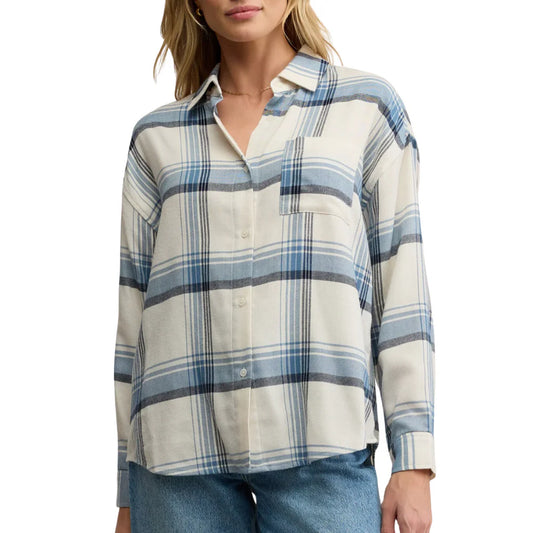 River Plaid Button Up