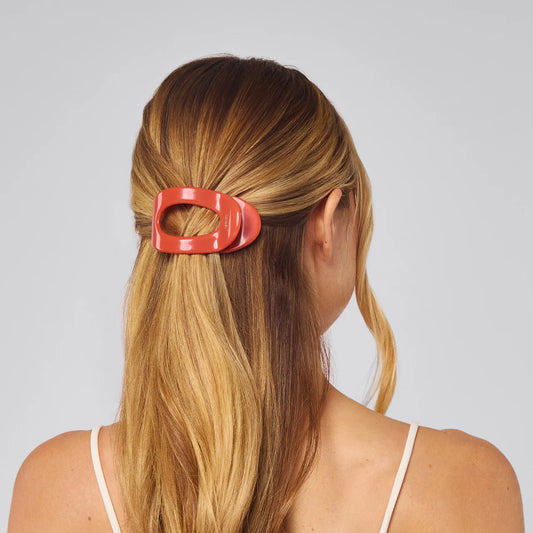 Flat Cloud Clip Cherry Red