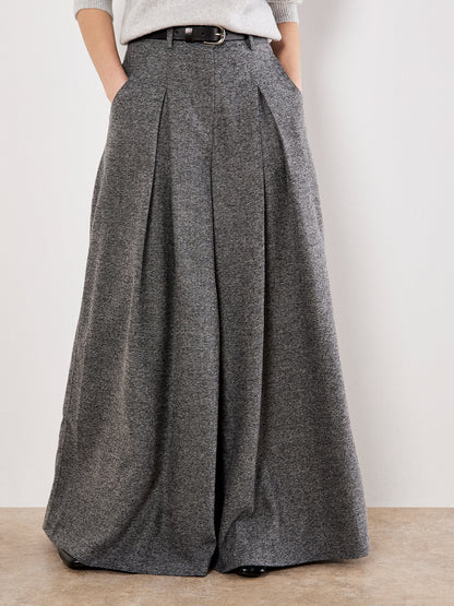 Woven Wide Leg Trousers