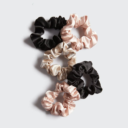 Satin Sleep Scrunchies- 5 piece