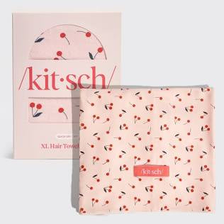 XL Hair Towel Wrap Cherry