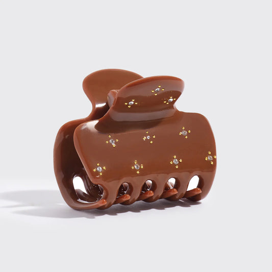 Camel Brown Claw Clip