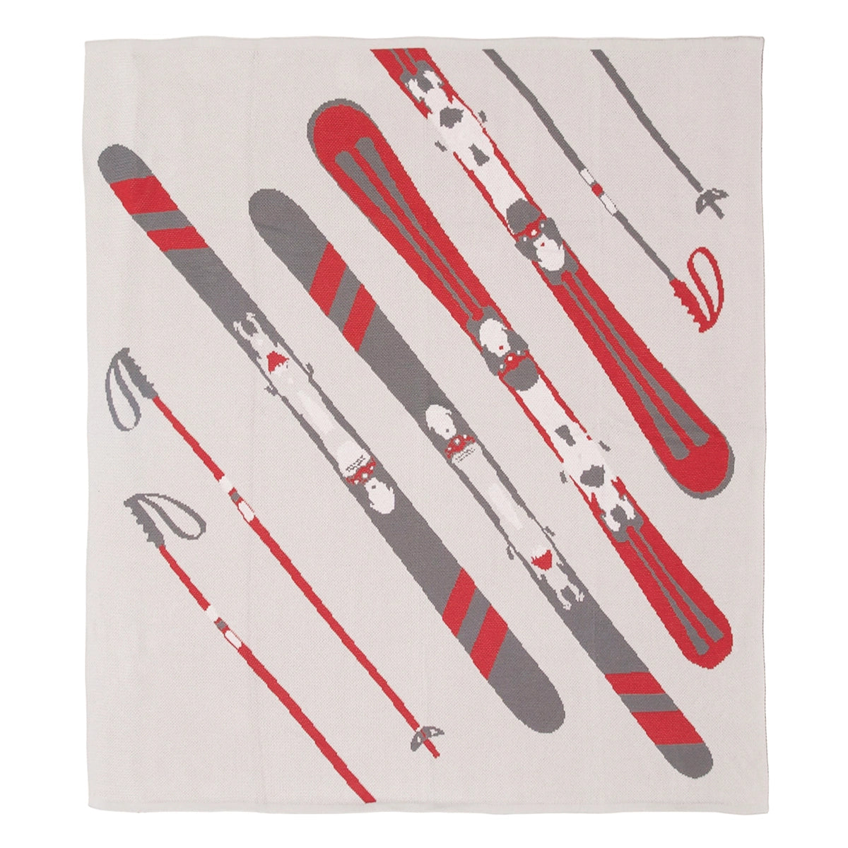 Skis/Throw Blanket