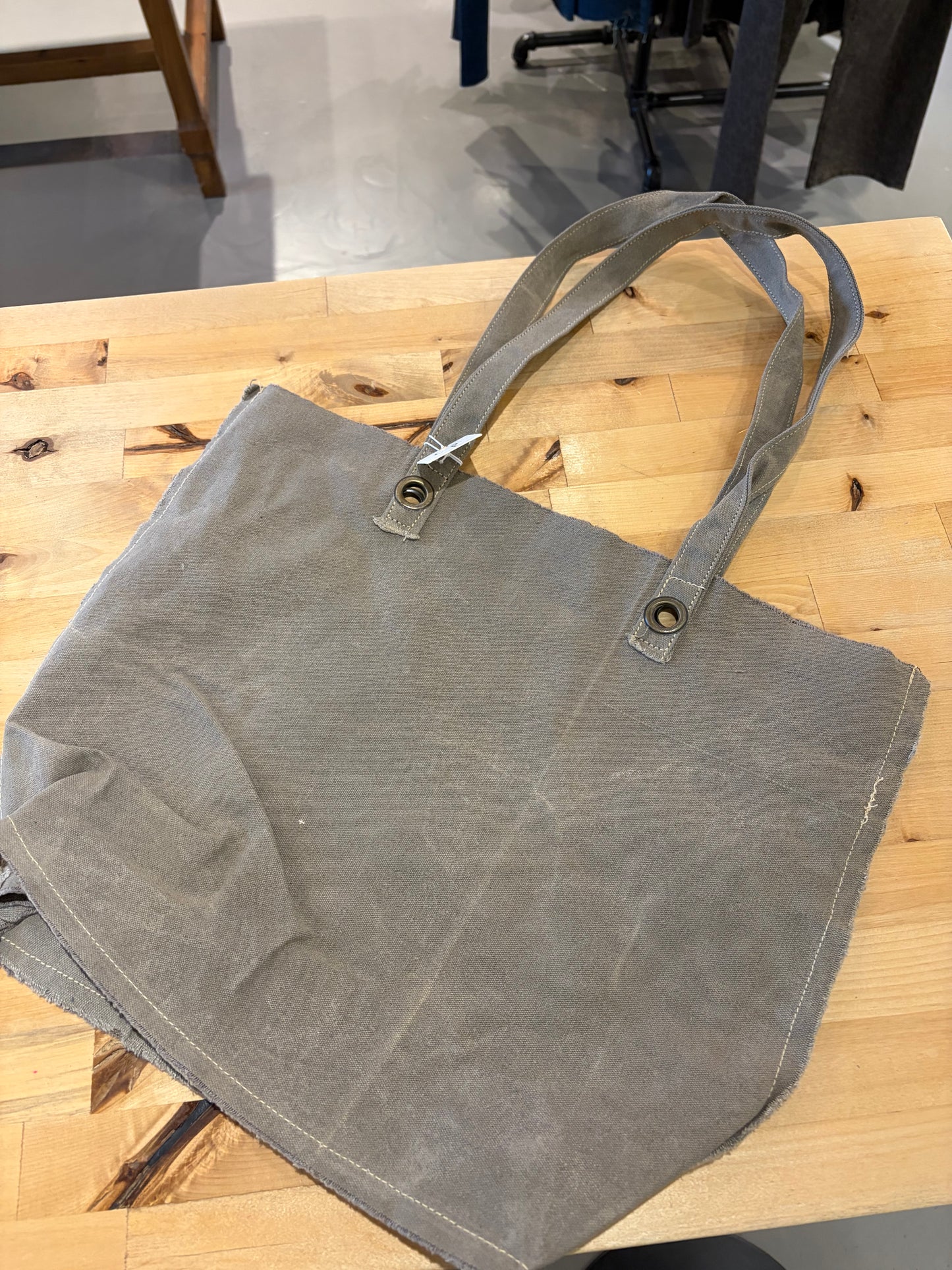 Washed Canvas Tote