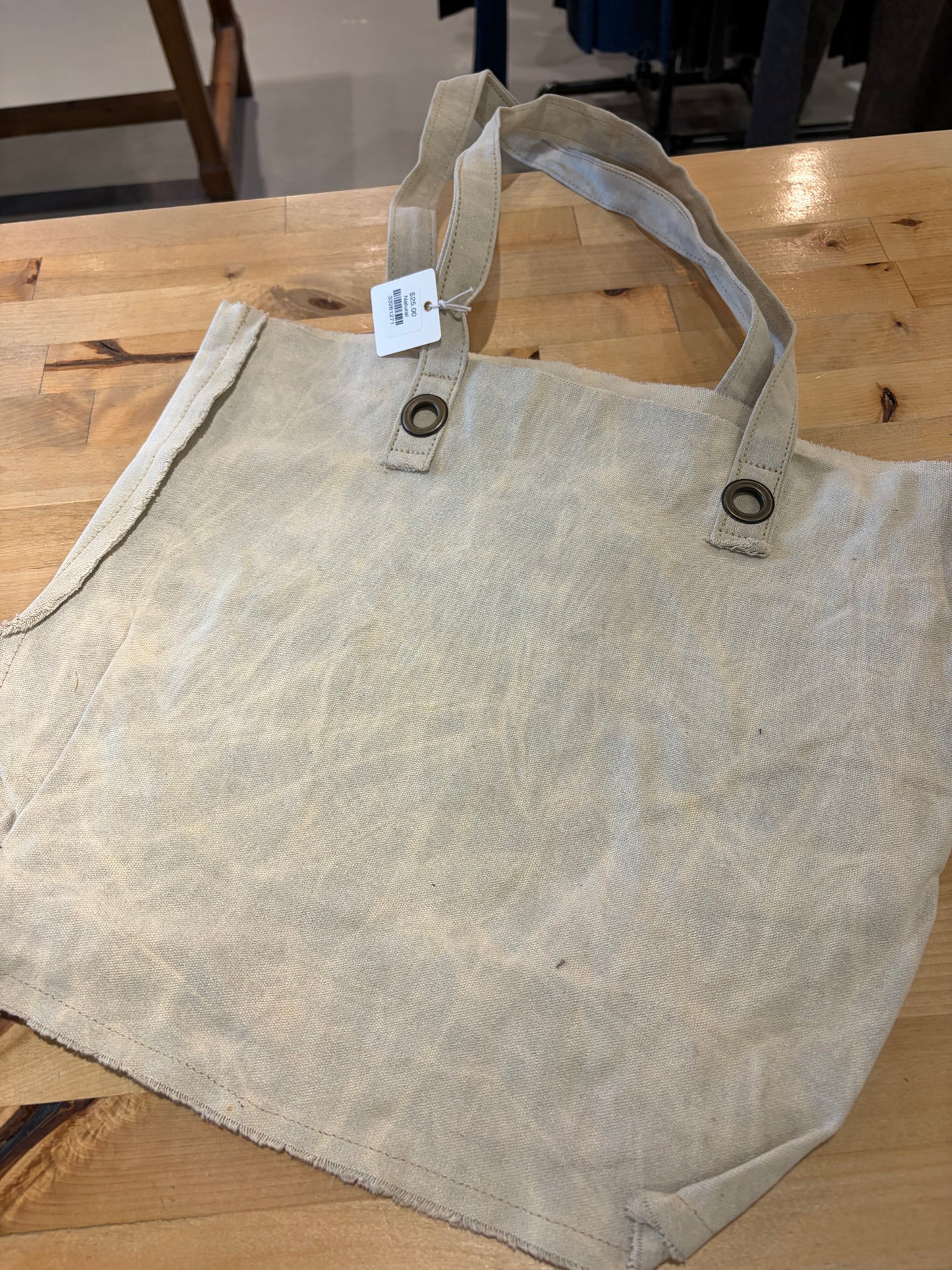 Washed Canvas Tote