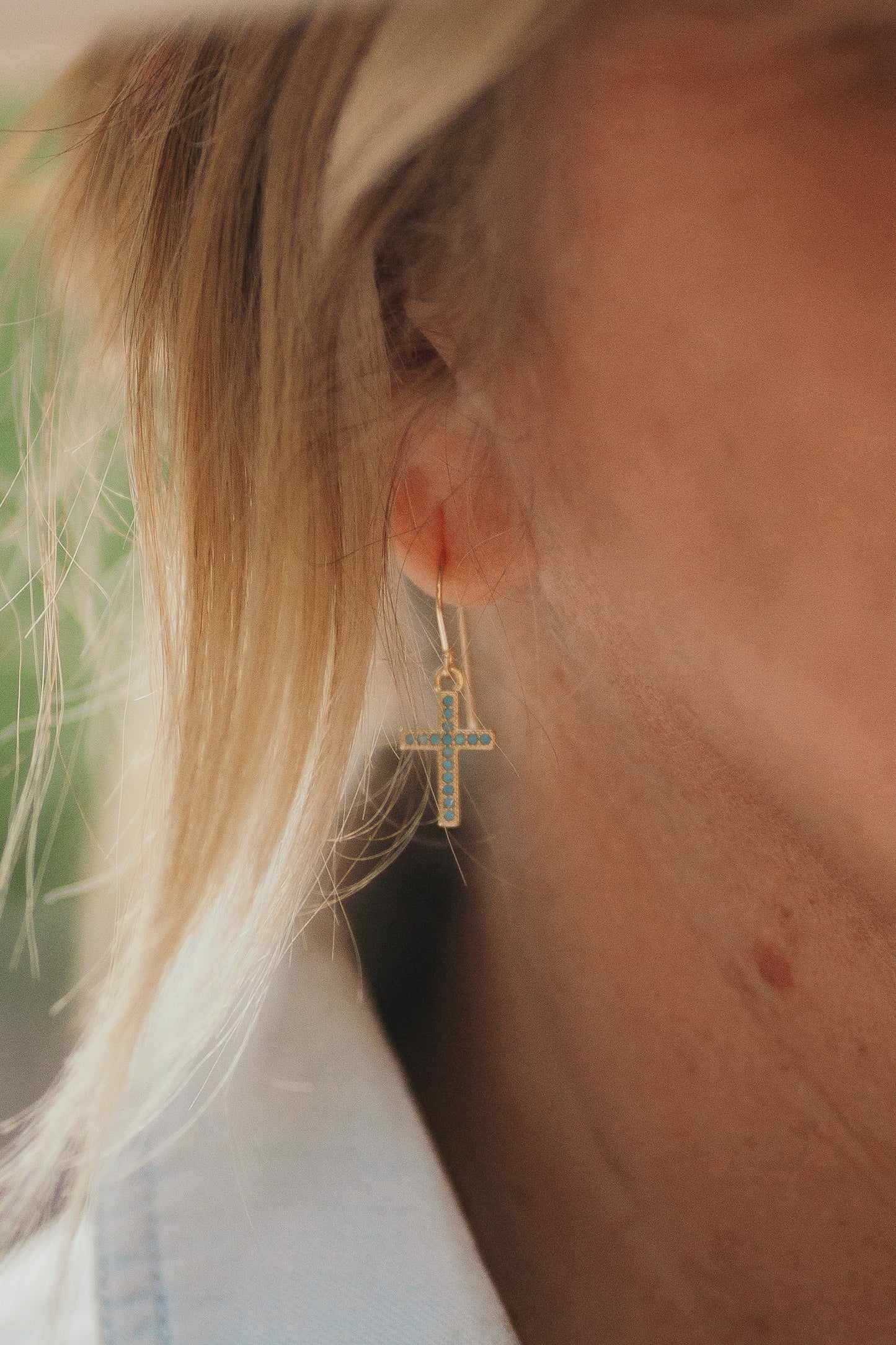 Stevie Cross Earring