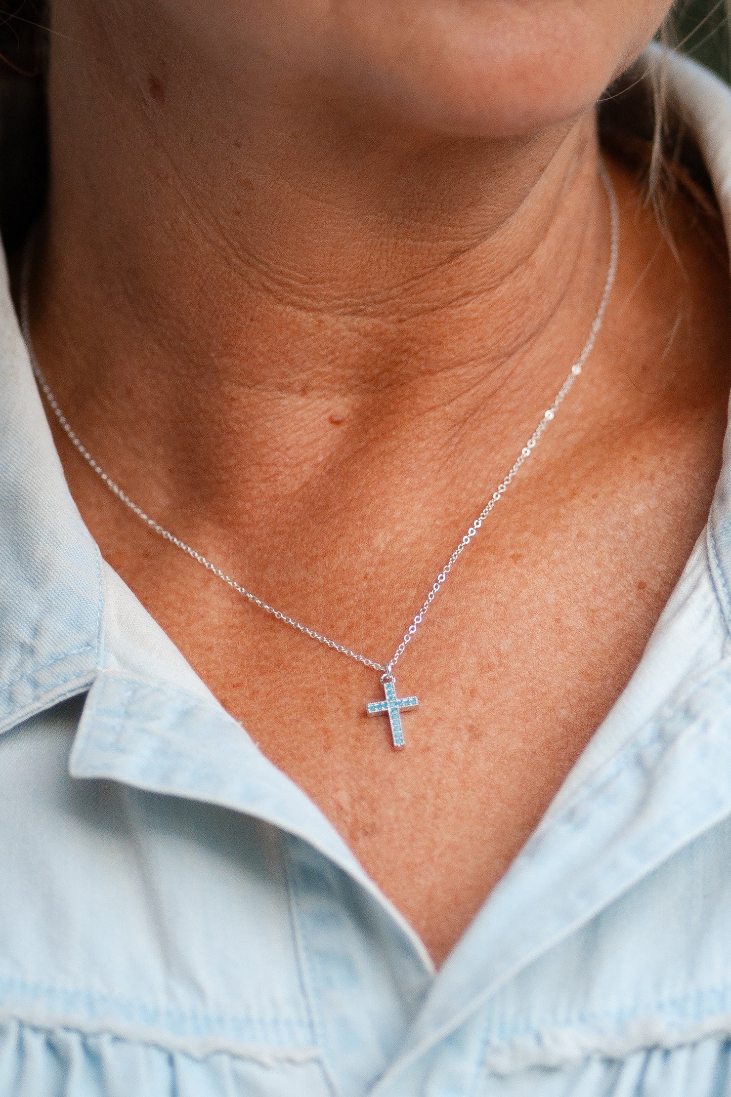 Stevie Cross Necklace