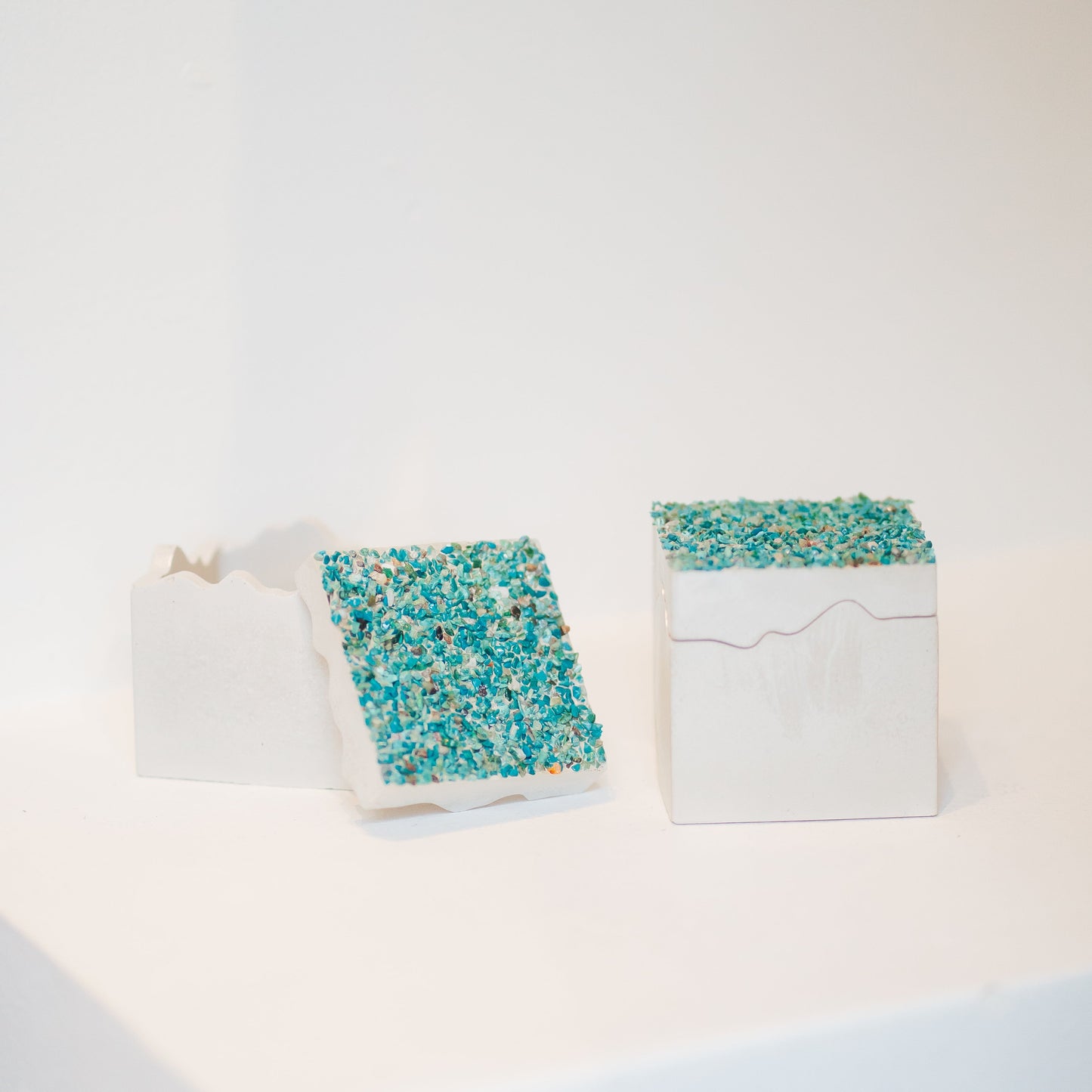 Turquoise Puzzle Box