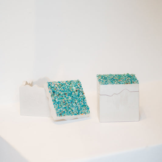 Turquoise Puzzle Box