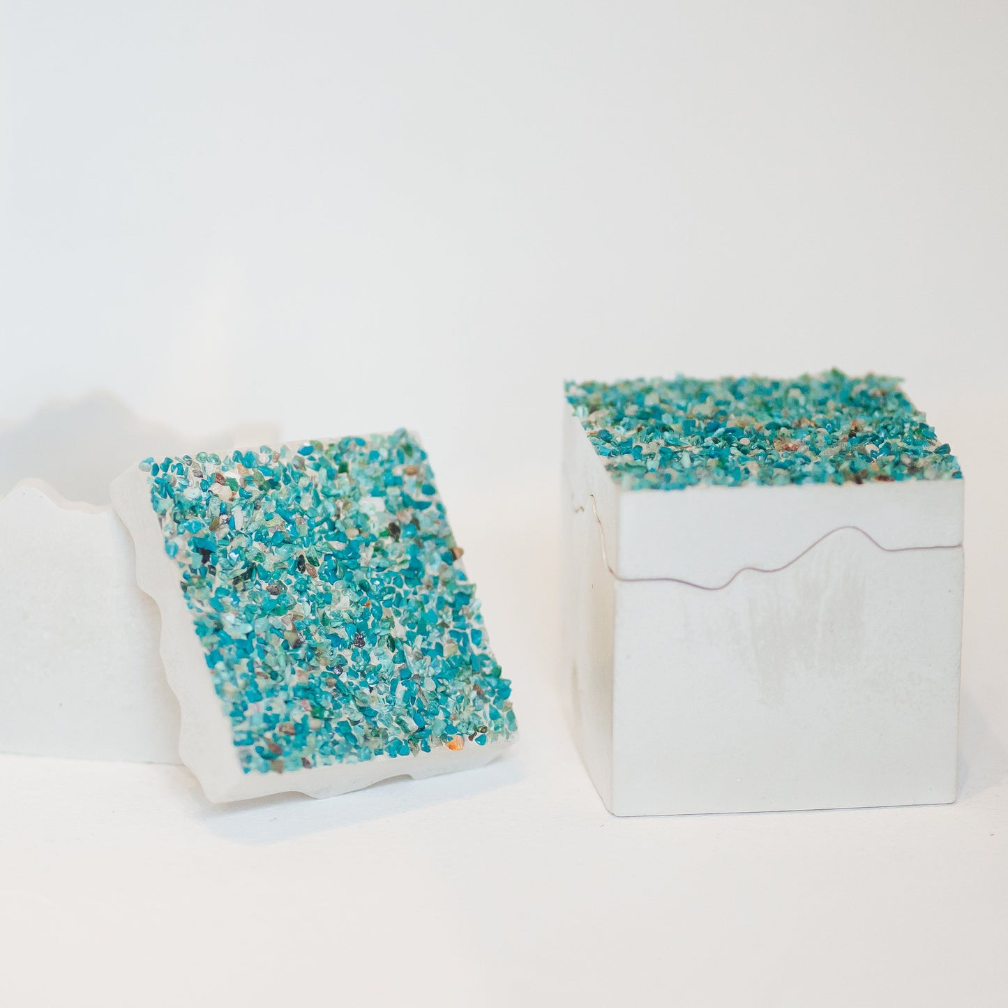 Turquoise Puzzle Box