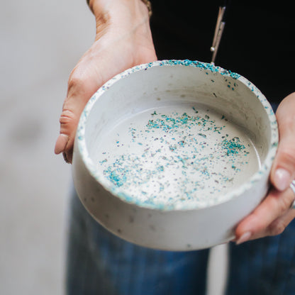 Cemented Turq Bowl