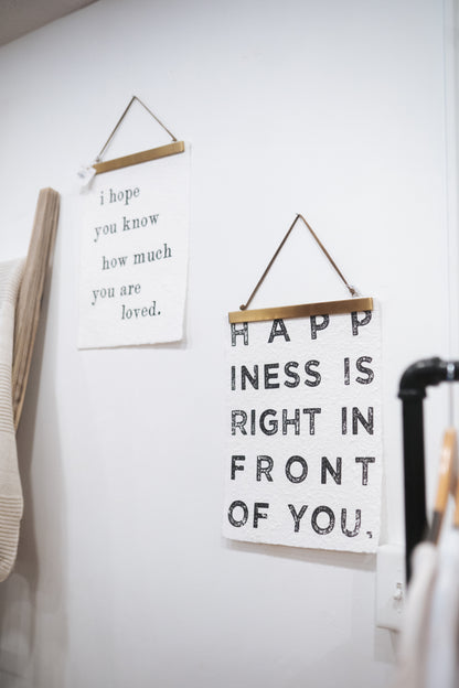 Brass Magnetic Strip Frame