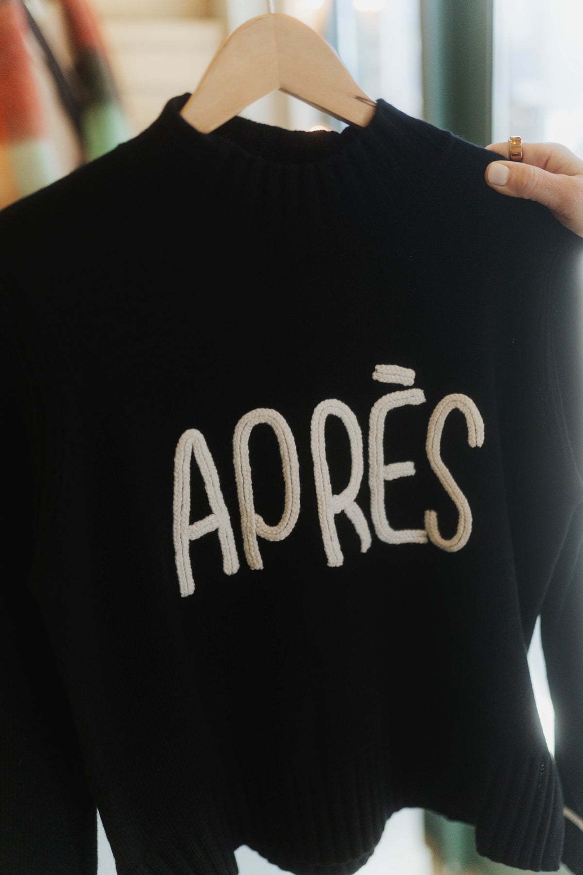 100% Merino Apres Mock Neck
