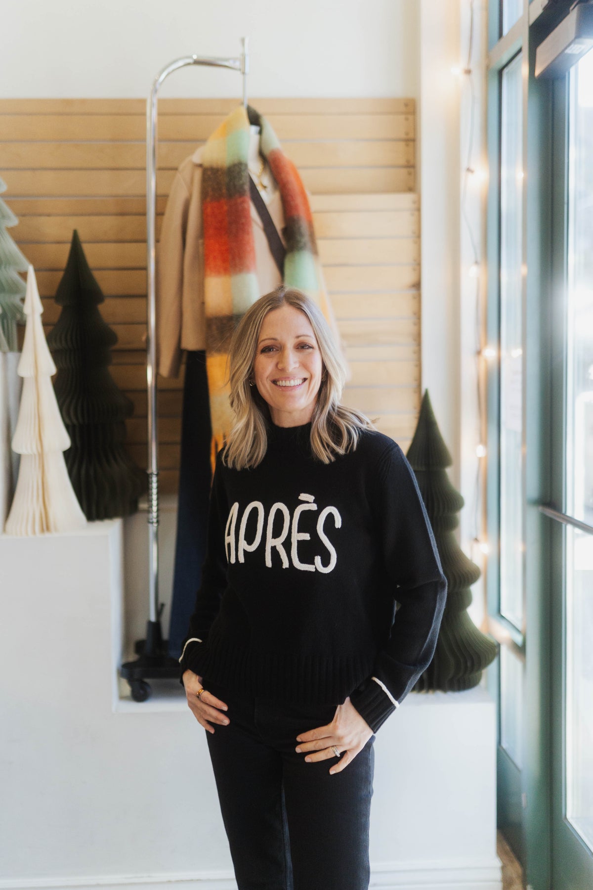 100% Merino Apres Mock Neck