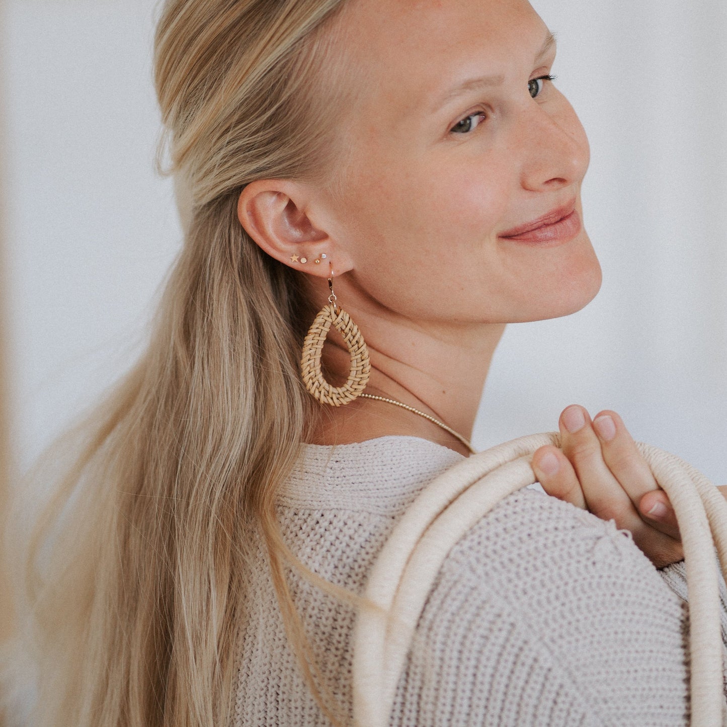 Liv Wicker Earring