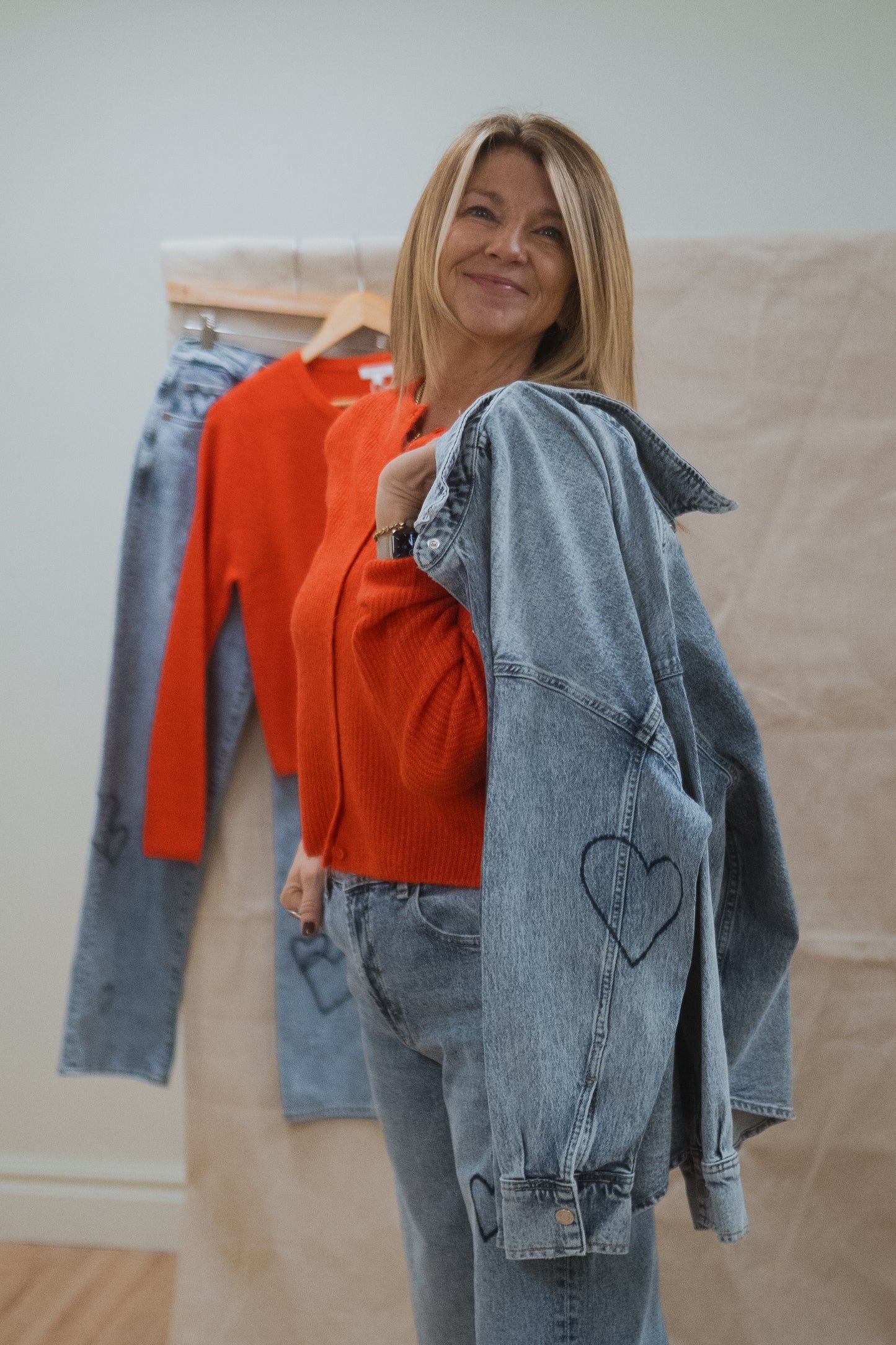 Heart Denim Shirt