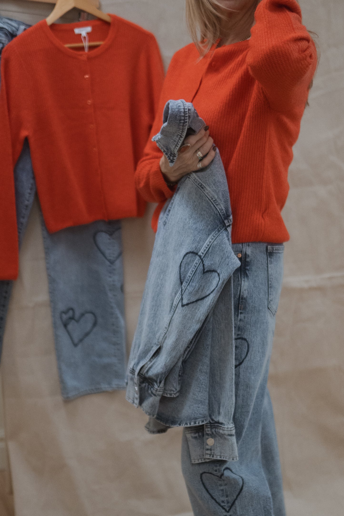 Heart Denim Shirt
