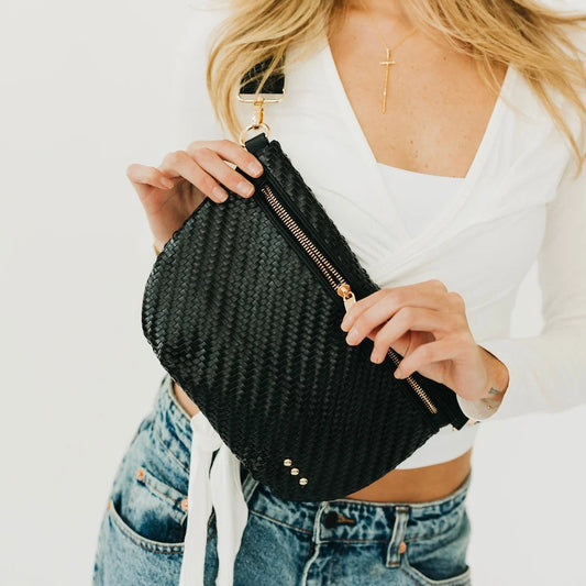 Diagonal Woven Westlyn Crossbody Bag