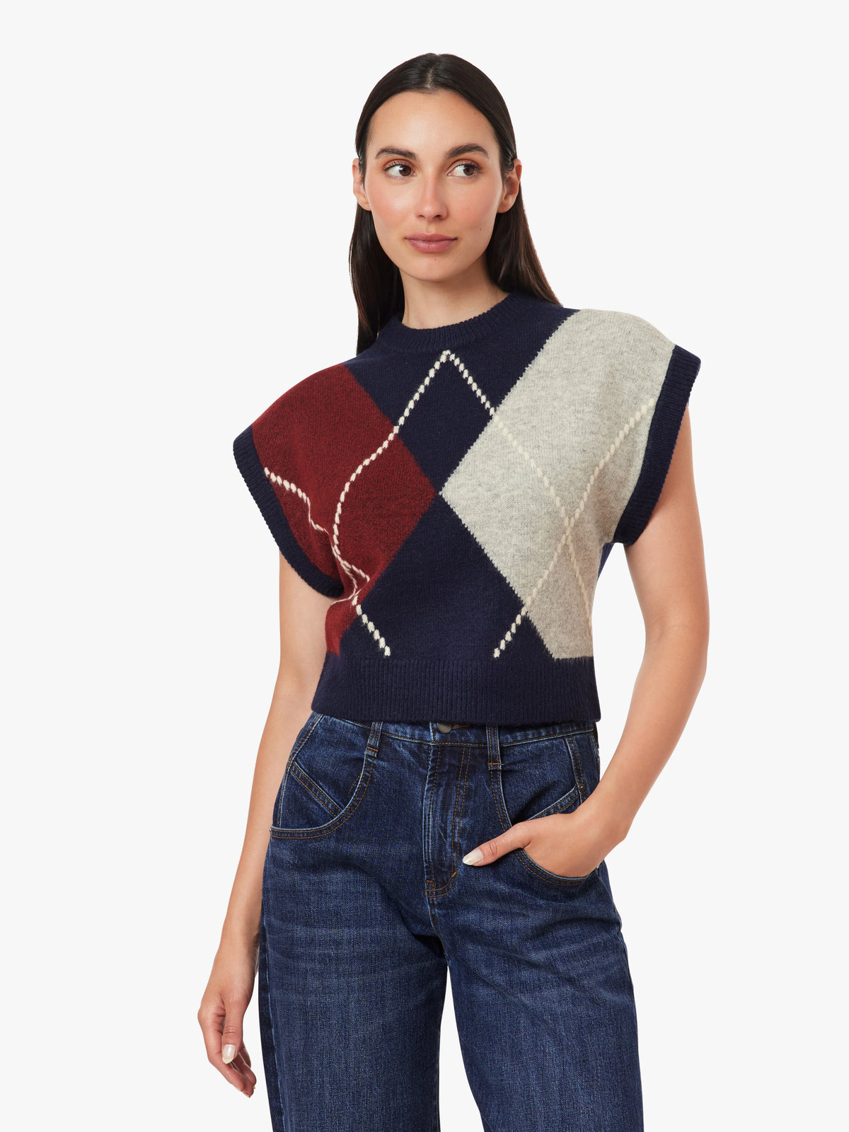 Herringbone Sweater Vest