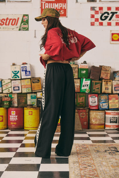 The Raving Hearts Pants Black