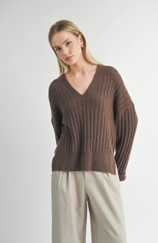 Carli V Neck Sweater