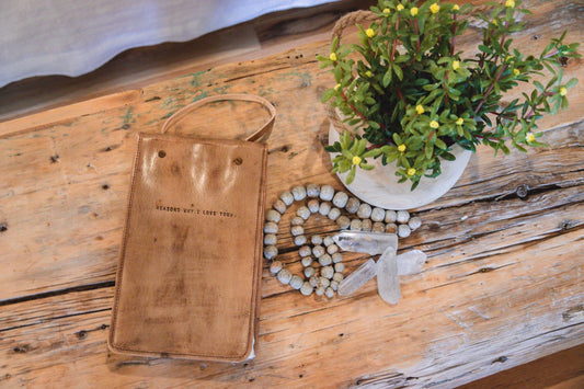 Hanging Leather Journal