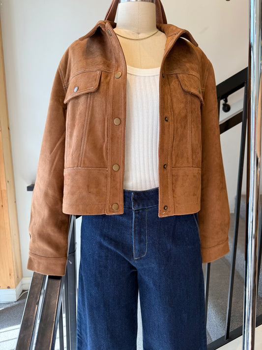 Suede Trucker Jacket