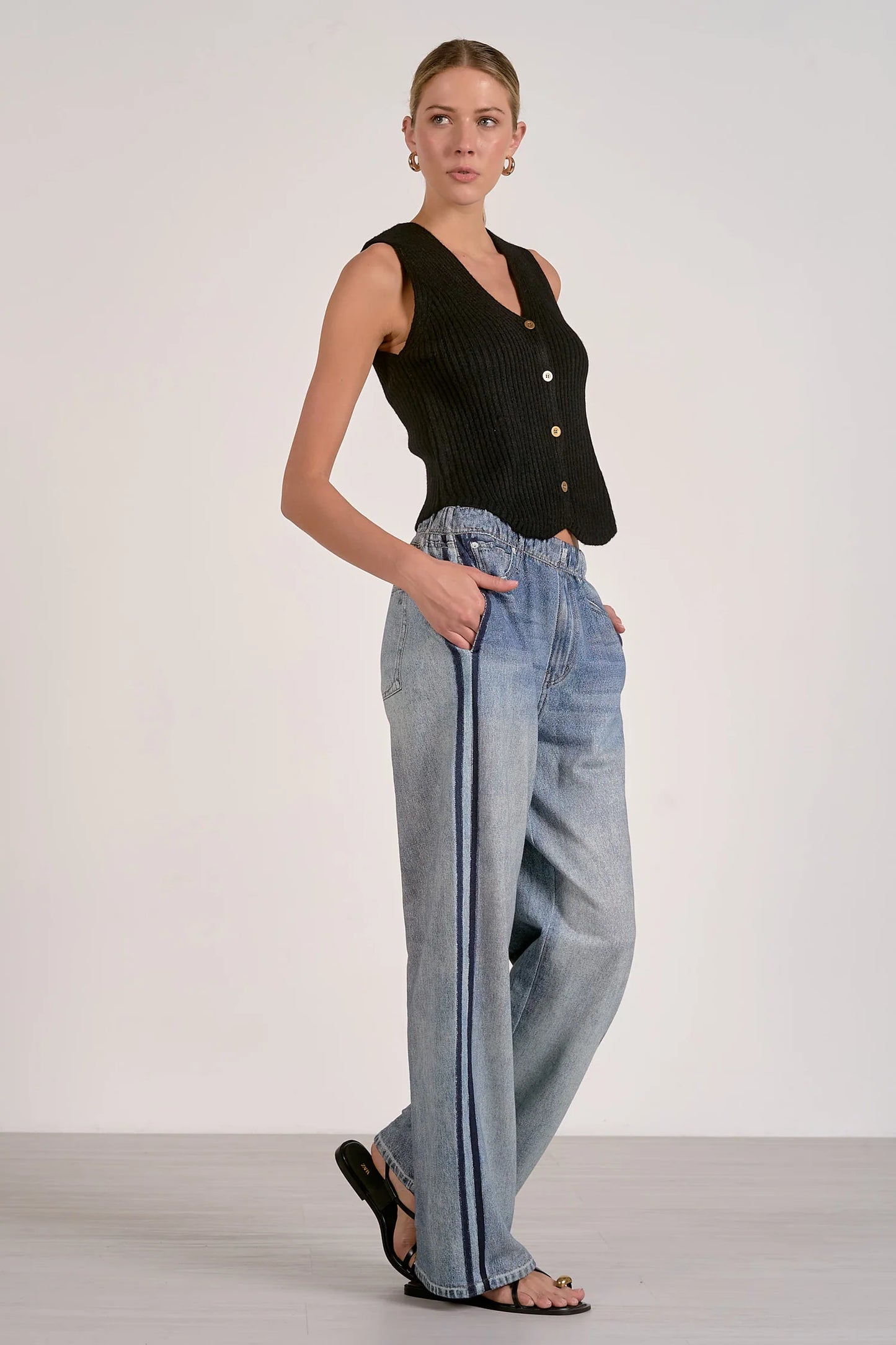 Jojo Denim Track Pants