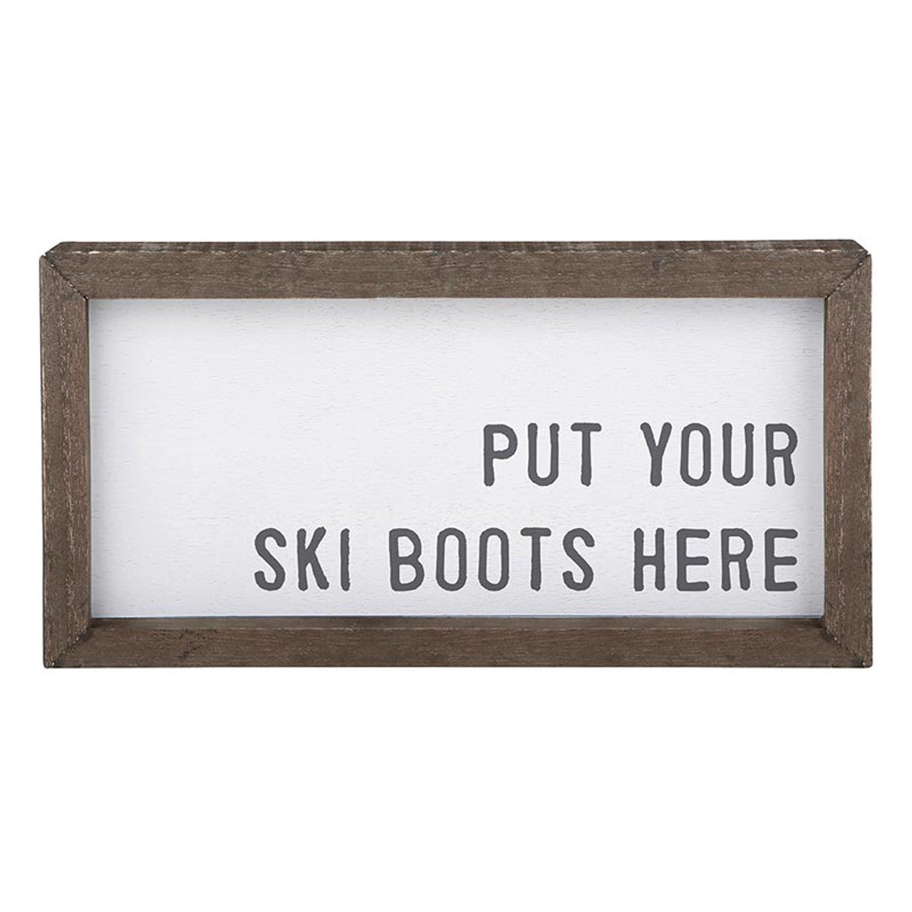 Ski Boots Sign