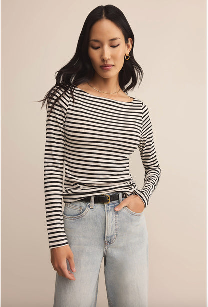 Pristine Striped Tee