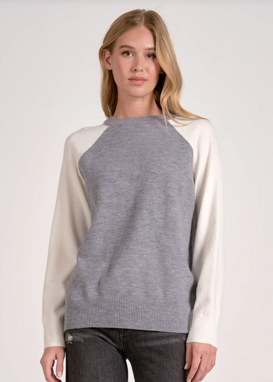 Colorblock Raglan Sweater