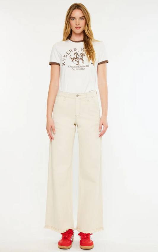 Grace High Rise Wide Jeans