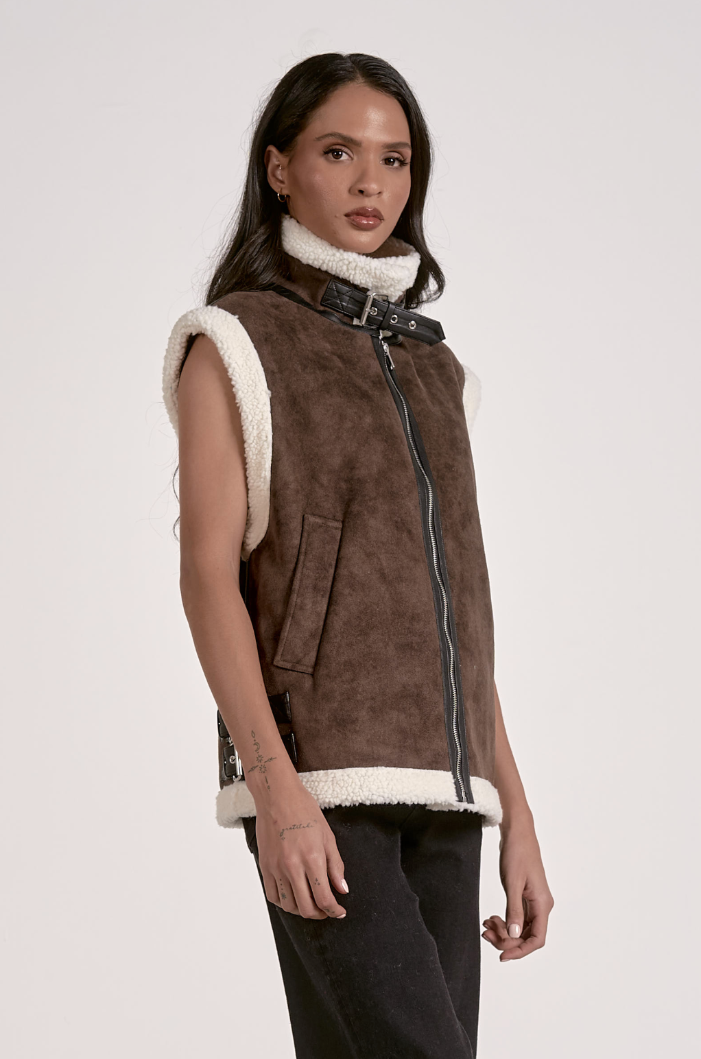Sabrina Shearling Vest