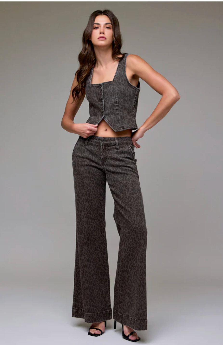 Happi Brown Cheetah Trouser