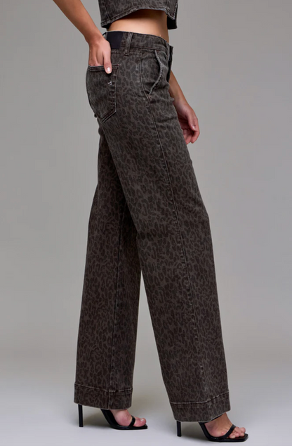 Happi Brown Cheetah Trouser