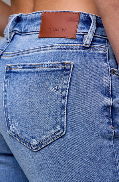 Logan Cuffed Mid Rise Dad Jean