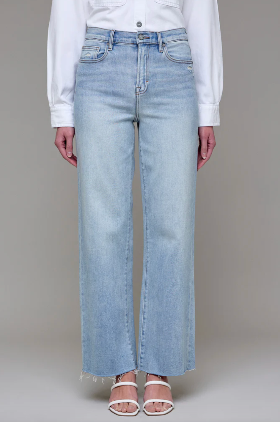 Logan Light Wash Classic Stretch Dad Jean