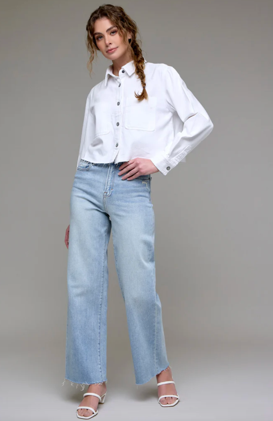 Logan Light Wash Classic Stretch Dad Jean