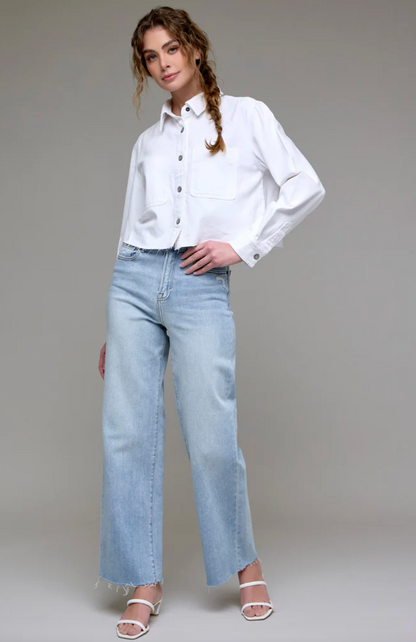 Logan Light Wash Classic Stretch Dad Jean